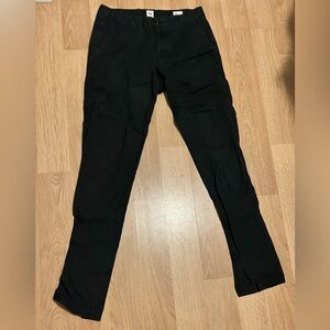 Men's 31x34 Straight Black Work Pants - GAP